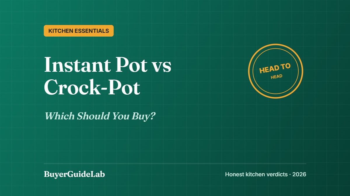 Instant Pot vs Crock-Pot — Which Should You Buy? | BuyerGuideLab
