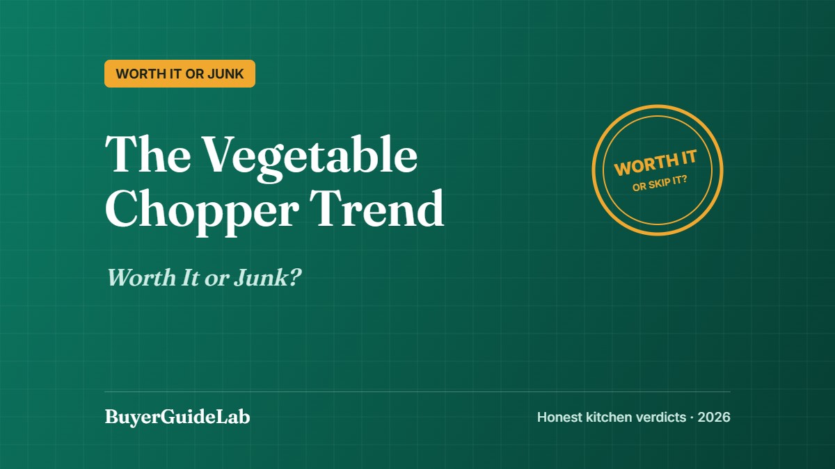 The Vegetable Chopper Trend — Worth It or Junk? | BuyerGuideLab